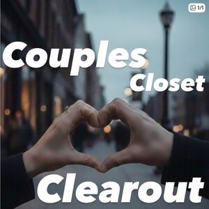 Couples Closet Clearout Live Flyer